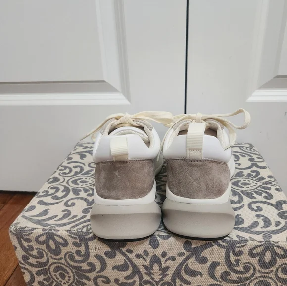 Tory Burch Good Luck Trainer Suede Sneakers Size 8.5 - Picture 5 of 5